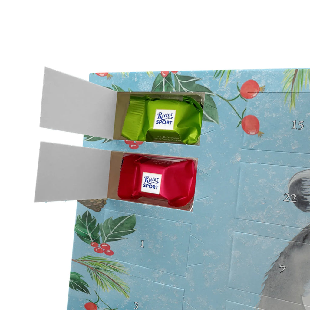 Chocolate advent calendar chinchilla flower gift ideas, gifts, small animals, good mood, cute, funny sayings, cute animal motives, hand drawn, special gifts, card, animal lover, grief, office life, heartache, being sad