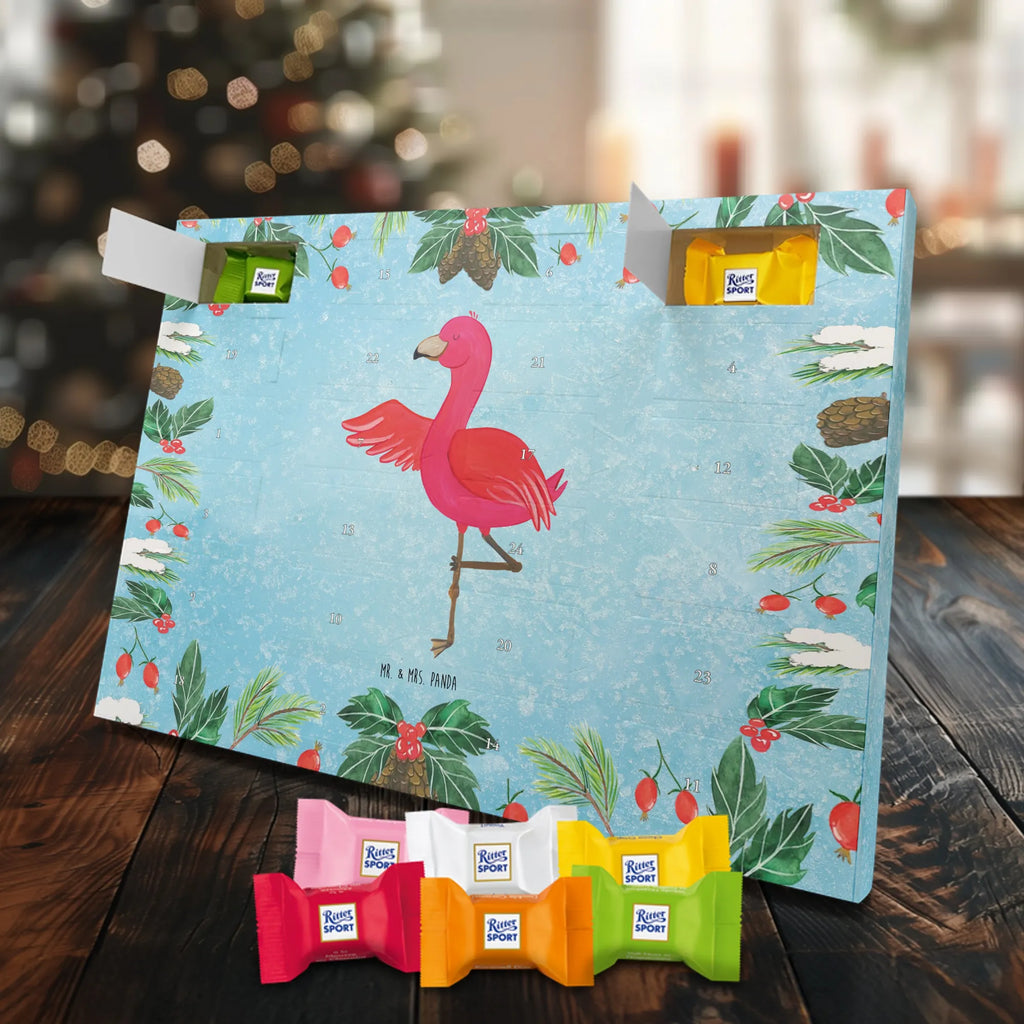 Chocolate advent calendar flamingo yoga gifts, gift idea, small gifts, pink gifts, adults, pink bird, children, bird of paradise, Caribbean feeling, funny sayings, girls gifts, unusual gifts in pink, flamingo fans, red, gift pink, flamingo decoration, vacation, relaxation, mindfulness, yoga exercise, anger, deep relaxation, bird, agitation