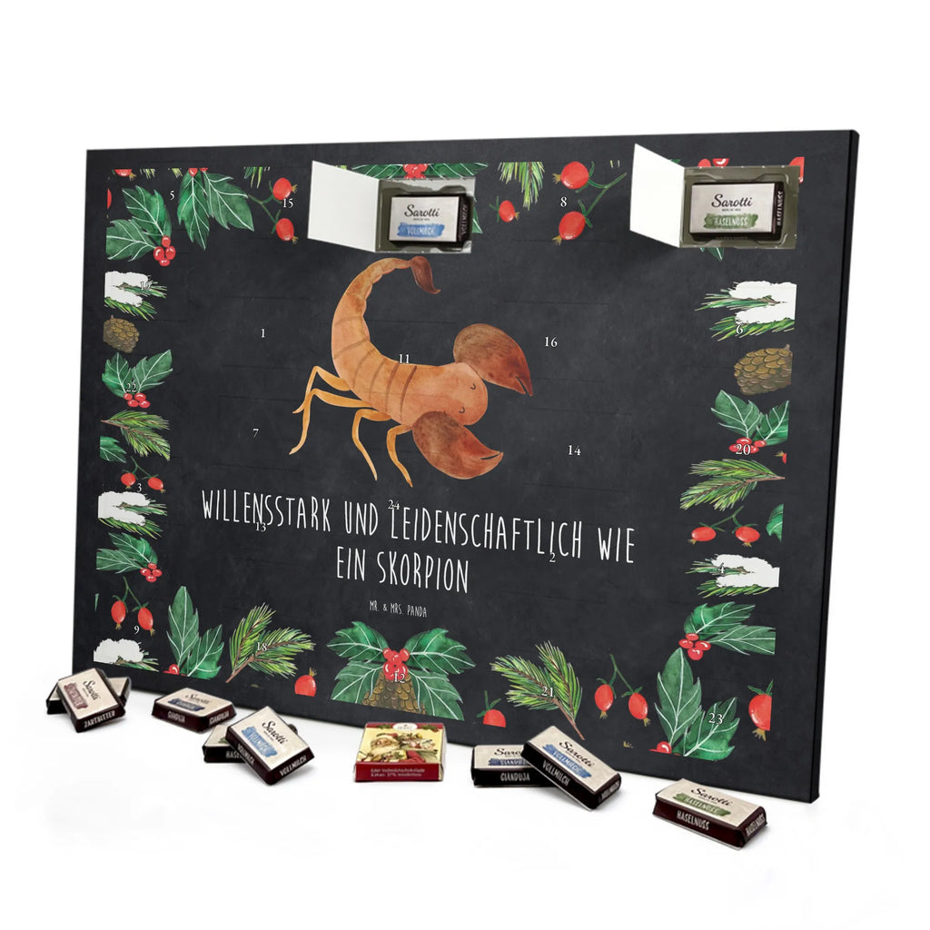 Chocolate advent calendar Star sign Scorpio date of birth, month of birth, constellations, birthdays, astrology, birthday october, scorpion gift, scorpion star sign, scorpions, gift october, birthday november, gift november