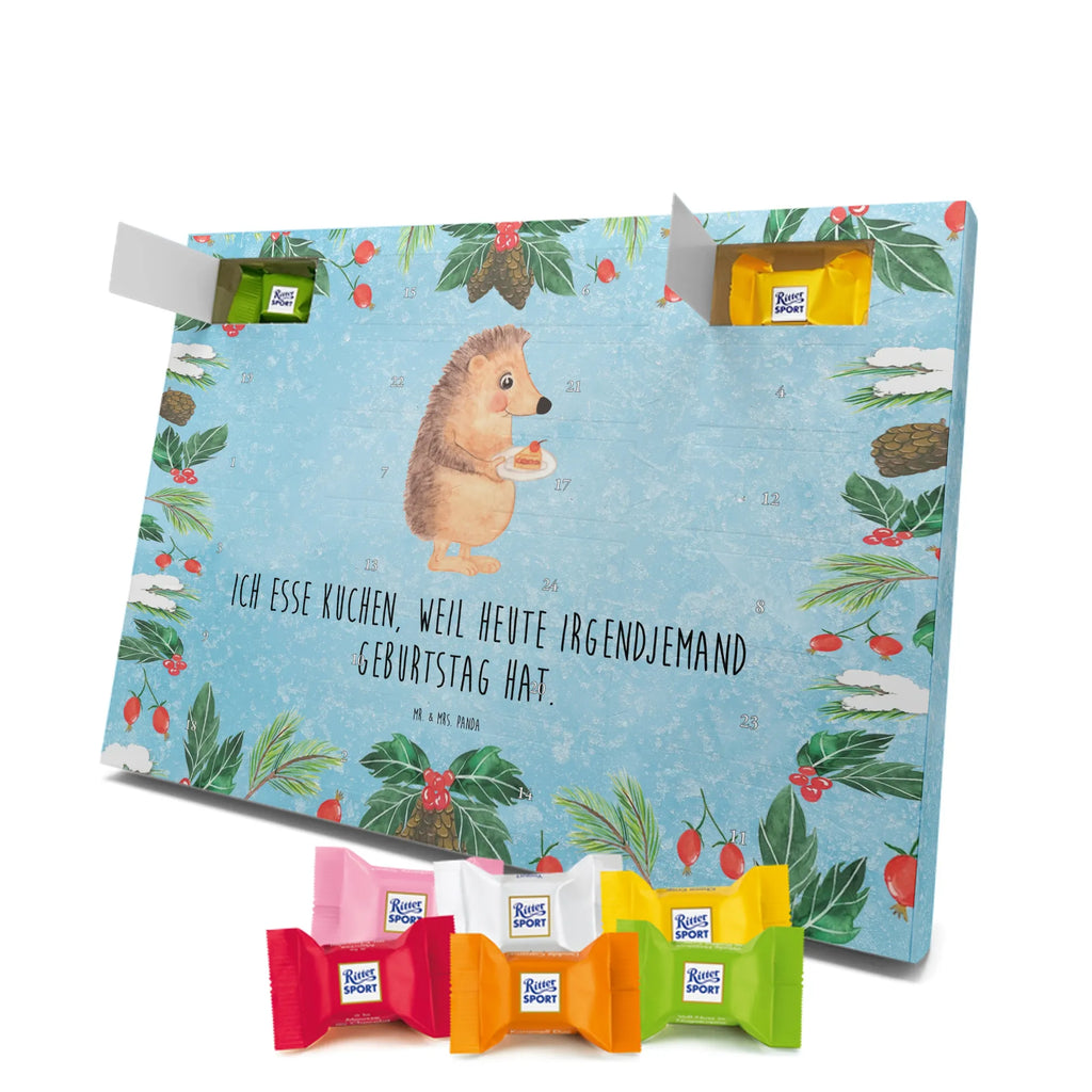 Chocolate advent calendar Hedgehog piece of cake gift ideas, gifts, small animals, good mood, cute, funny sayings, cute animal motives, hand drawn, special gifts, card, animal lover, birthday cake, invitation party, bake cake, food saying, baking gift, cake