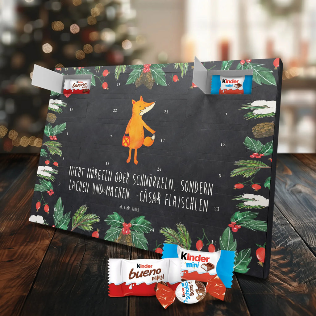 Chocolate advent calendar Fox Lantern forest wildlife, clever as a fox, foxes, animal lover, Lovesickness Spell, Cheer up, Saint Martin, Lantern, Caesar Otto Hugo Flaischlen, Lantern parade, Foxes, Spell comforting
