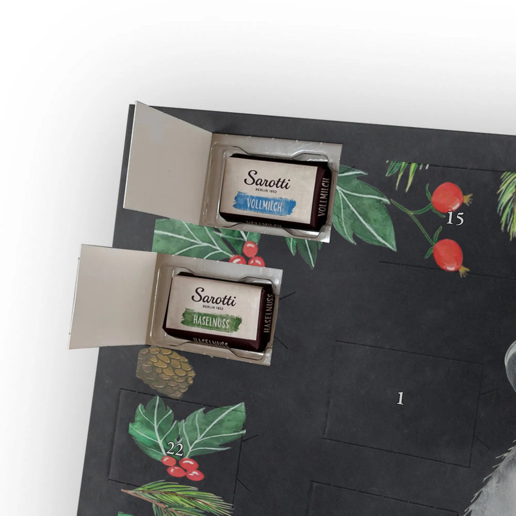 Chocolate advent calendar chinchilla flower gift ideas, gifts, small animals, good mood, cute, funny sayings, cute animal motives, hand drawn, special gifts, card, animal lover, grief, office life, heartache, being sad