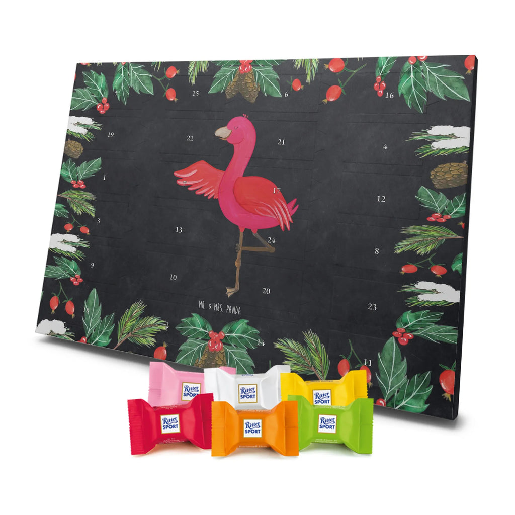 Chocolate advent calendar flamingo yoga gifts, gift idea, small gifts, pink gifts, adults, pink bird, children, bird of paradise, Caribbean feeling, funny sayings, girls gifts, unusual gifts in pink, flamingo fans, red, gift pink, flamingo decoration, vacation, relaxation, mindfulness, yoga exercise, anger, deep relaxation, bird, agitation