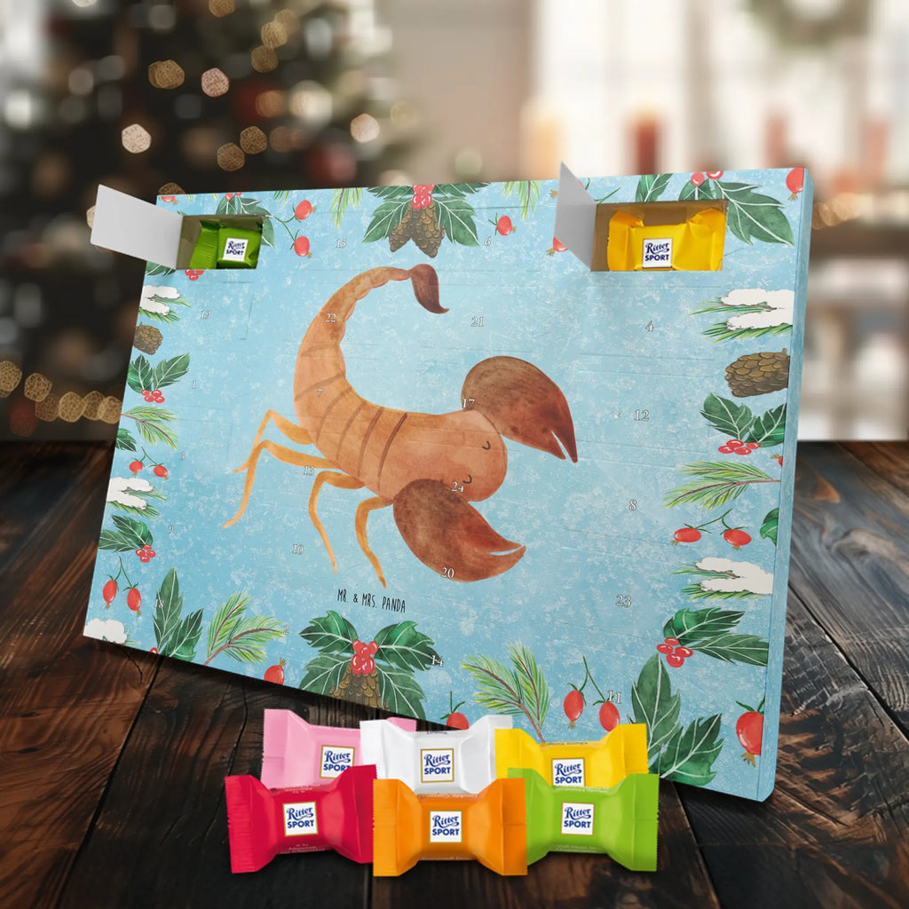 Chocolate advent calendar Star sign Scorpio date of birth, month of birth, constellations, birthdays, astrology, birthday october, scorpion gift, scorpion star sign, scorpions, gift october, birthday november, gift november