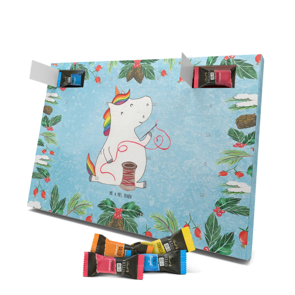 Chocolate advent calendar unicorn seamstress seamstress present, seamstress gift, crochet, tinkering, sewing room, knitting, sew, girlfriend