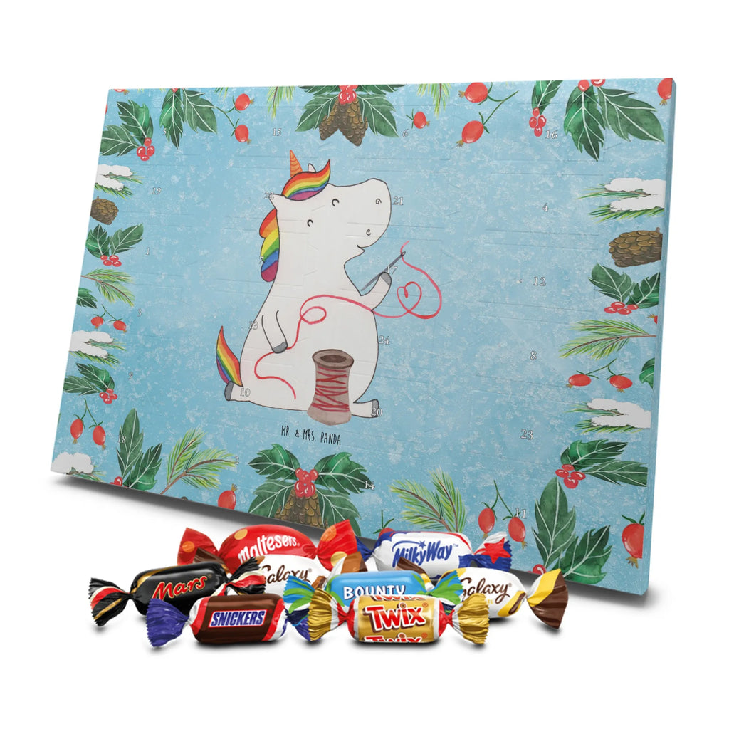 Chocolate advent calendar unicorn seamstress seamstress present, seamstress gift, crochet, tinkering, sewing room, knitting, sew, girlfriend