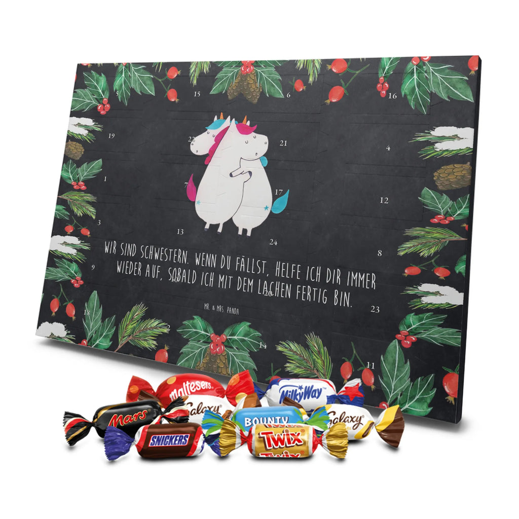 Chocolate advent calendar unicorns Embrace Siblings, Sisters, Girlfriends