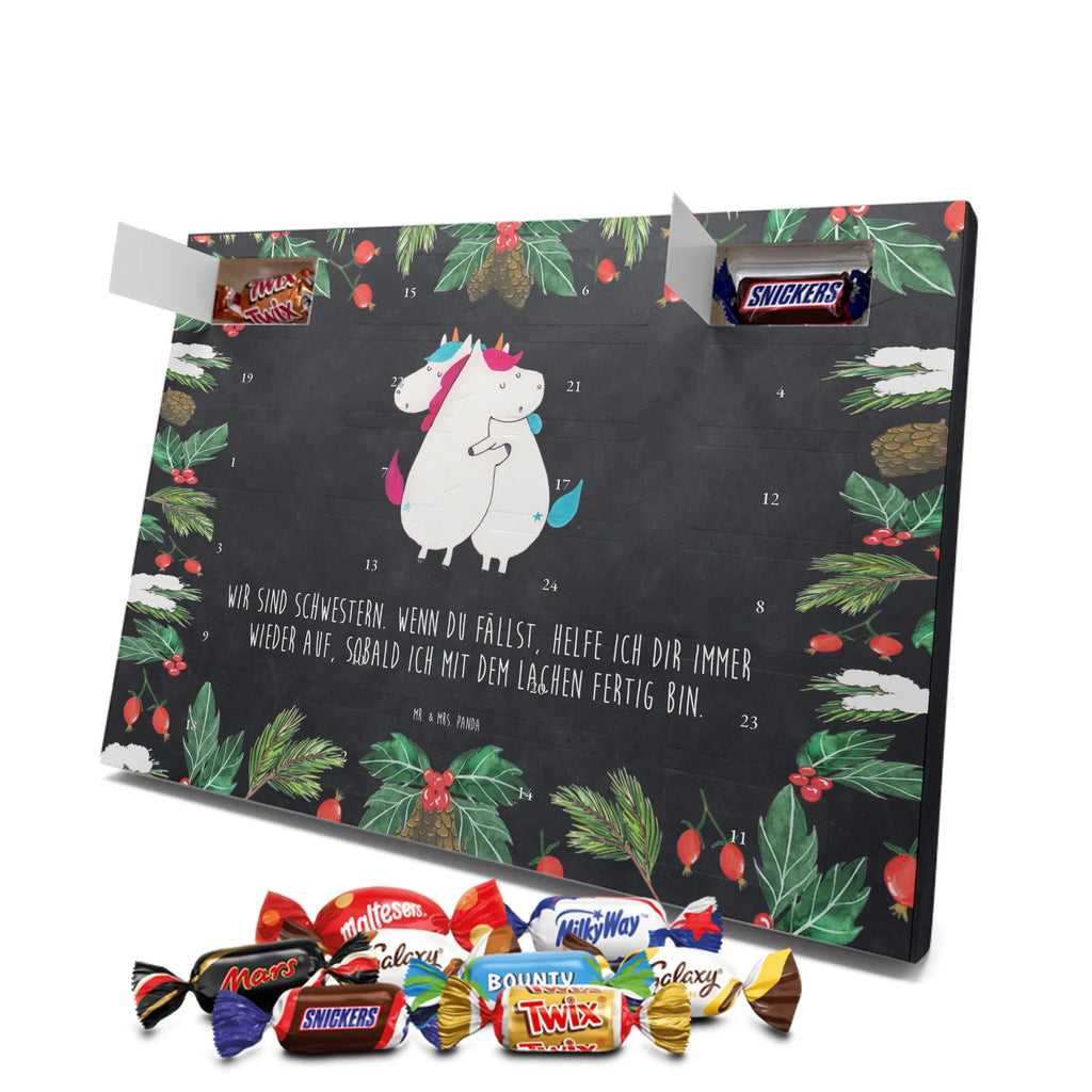 Chocolate advent calendar unicorns Embrace Siblings, Sisters, Girlfriends