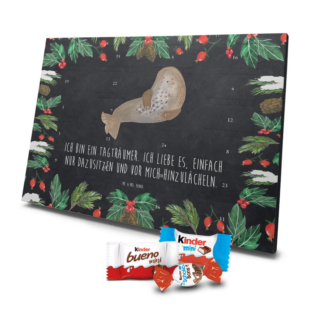 Chocolate advent calendar seal Laugh gift ideas, gifts, small animals, good mood, cute, funny sayings, cute animal motives, hand drawn, special gifts, card, animal lover, Seal, North Sea, Sea animal, Seals, Baltic Sea