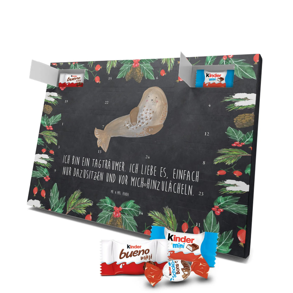 Chocolate advent calendar seal Laugh gift ideas, gifts, small animals, good mood, cute, funny sayings, cute animal motives, hand drawn, special gifts, card, animal lover, Seal, North Sea, Sea animal, Seals, Baltic Sea