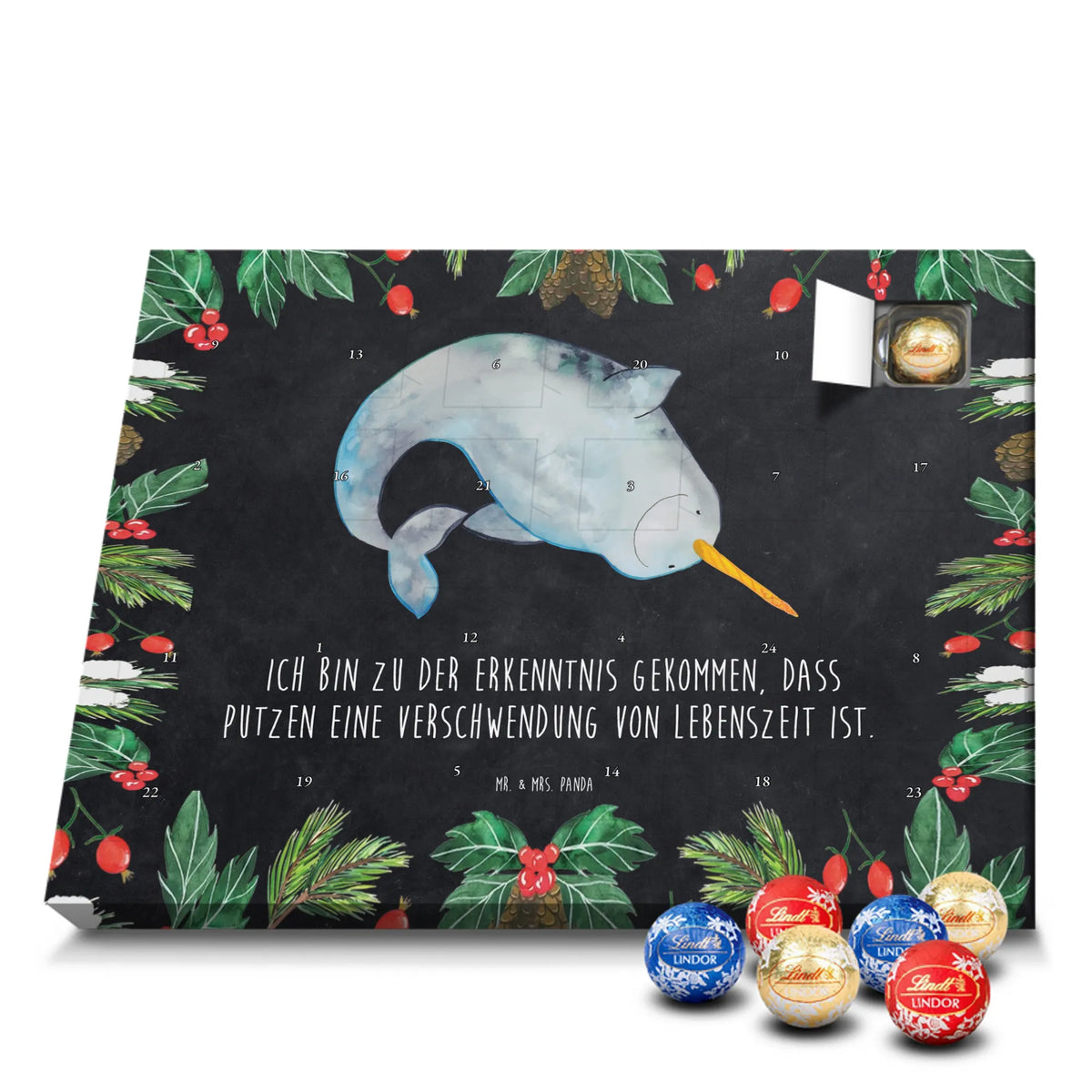 Chocolate advent calendar Narwhal