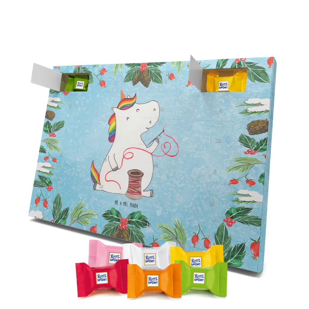 Chocolate advent calendar unicorn seamstress seamstress present, seamstress gift, crochet, tinkering, sewing room, knitting, sew, girlfriend