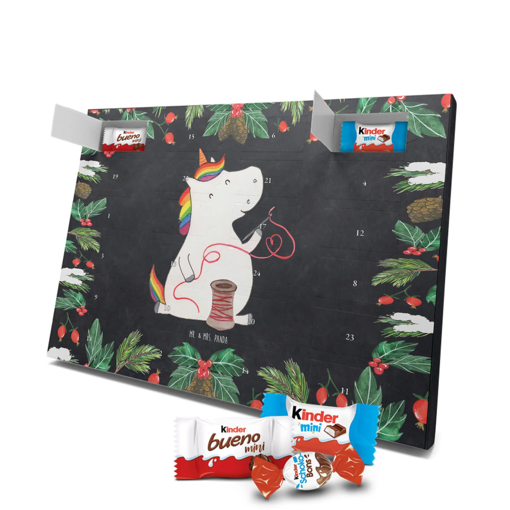 Chocolate advent calendar unicorn seamstress seamstress present, seamstress gift, crochet, tinkering, sewing room, knitting, sew, girlfriend