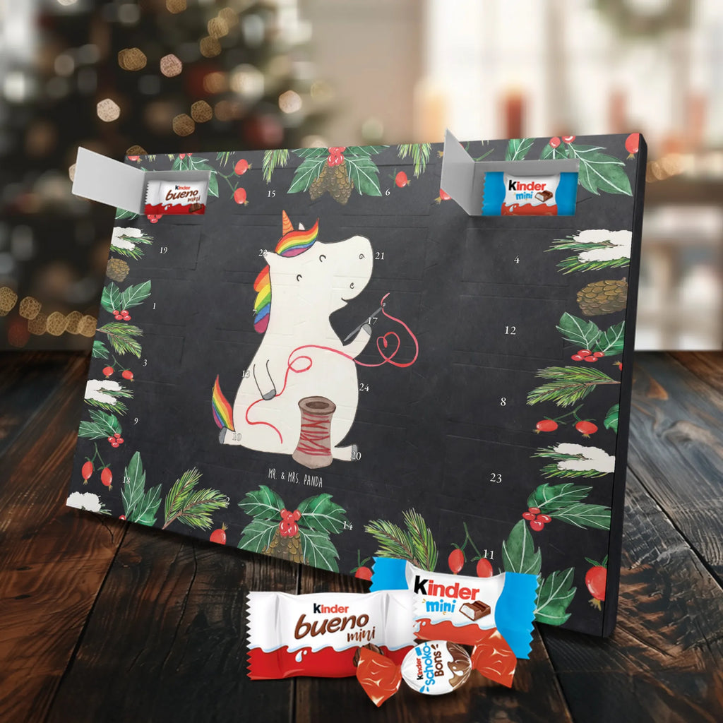 Chocolate advent calendar unicorn seamstress seamstress present, seamstress gift, crochet, tinkering, sewing room, knitting, sew, girlfriend