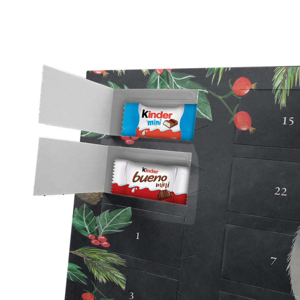 Chocolate advent calendar chinchilla flower gift ideas, gifts, small animals, good mood, cute, funny sayings, cute animal motives, hand drawn, special gifts, card, animal lover, grief, office life, heartache, being sad