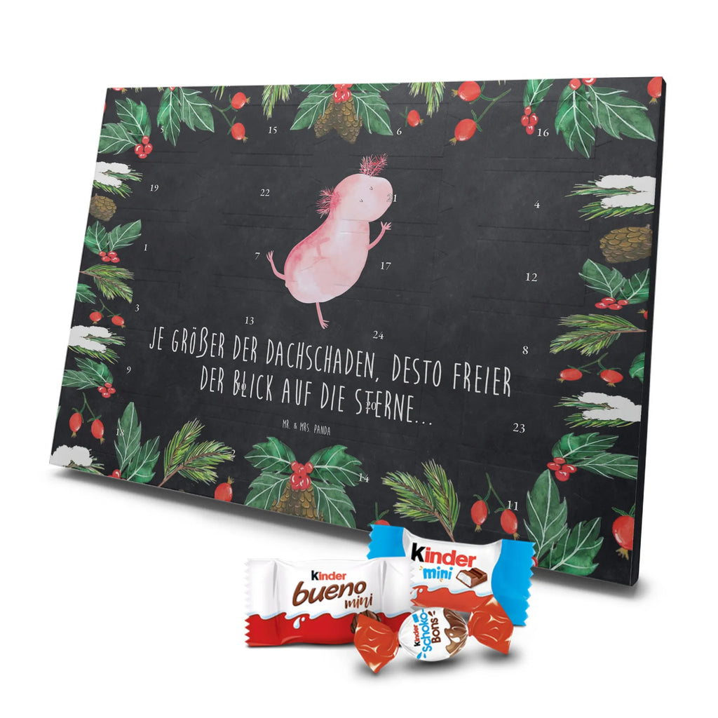 Chocolate advent calendar axolotl Dance Mexican walking fish, Axelotl, marine animals, salamander, stars, roof damage, tailfish, best friend, amphibians, girlfriend