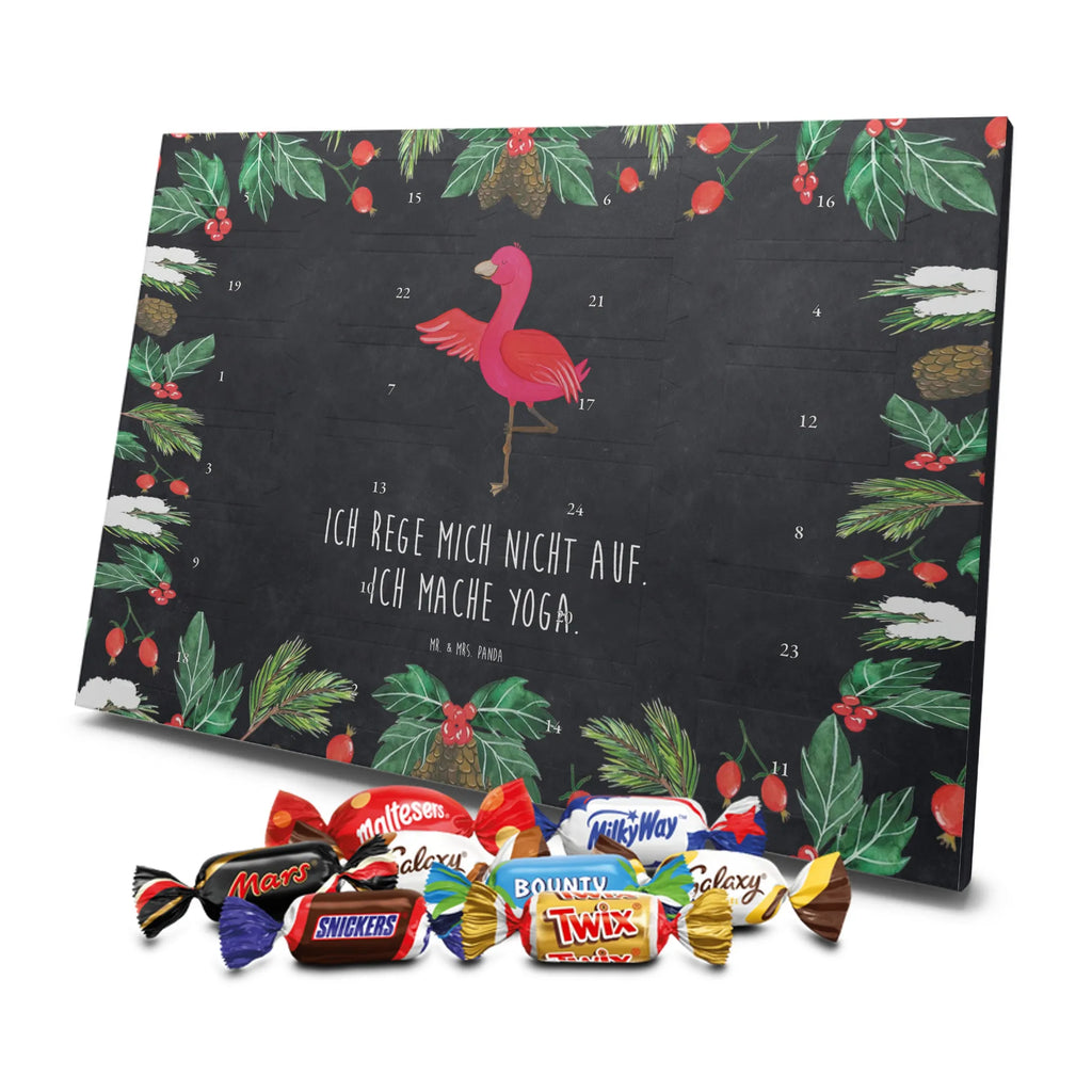 Chocolate advent calendar flamingo yoga gifts, gift idea, small gifts, pink gifts, adults, pink bird, children, bird of paradise, Caribbean feeling, funny sayings, girls gifts, unusual gifts in pink, flamingo fans, red, gift pink, flamingo decoration, vacation, relaxation, mindfulness, yoga exercise, anger, deep relaxation, bird, agitation