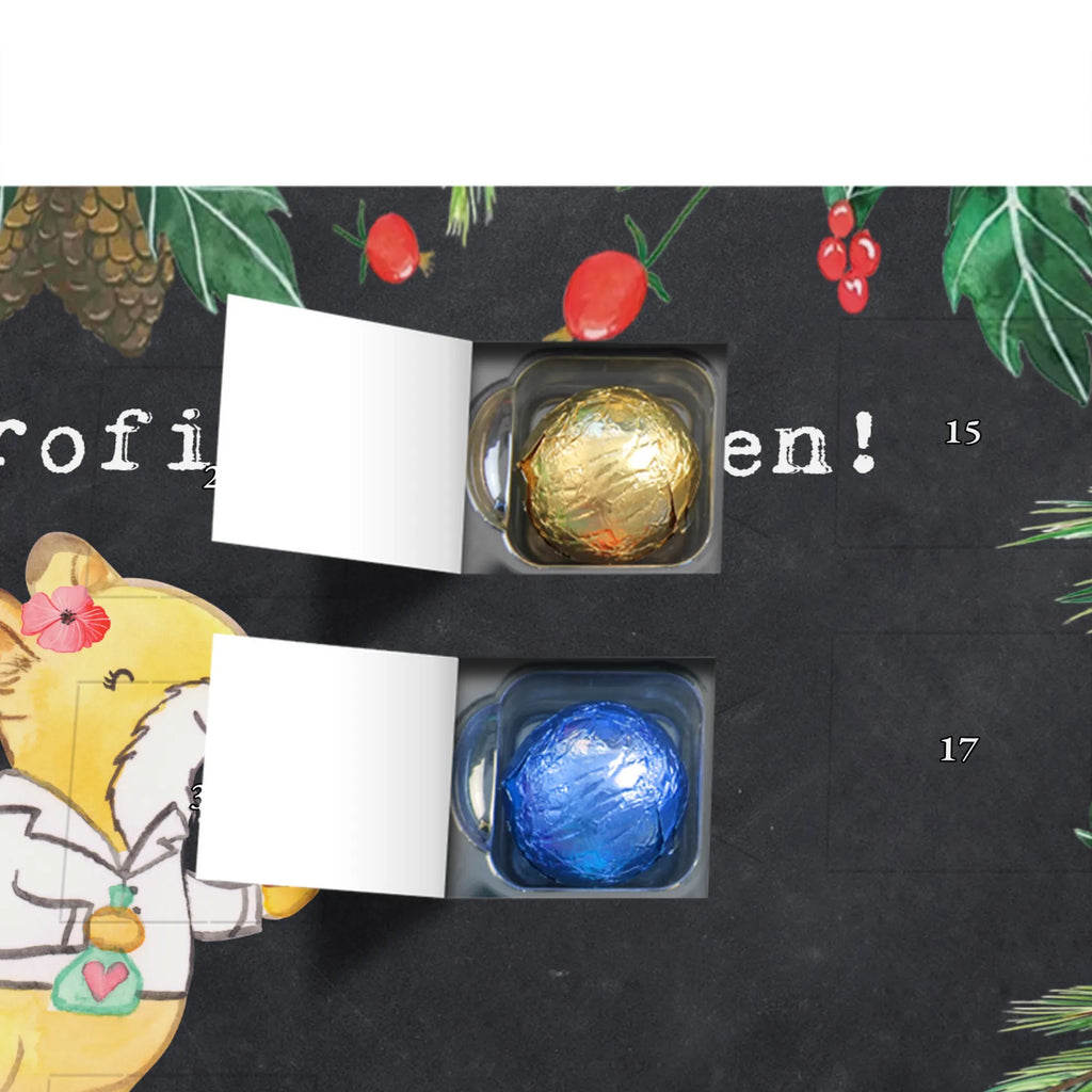 Chocolate advent calendar female pharmacist Passion gift, sayings, gift idea, best, farewell gift, passing exam, anniversary, retirement, promotion, job start, profession