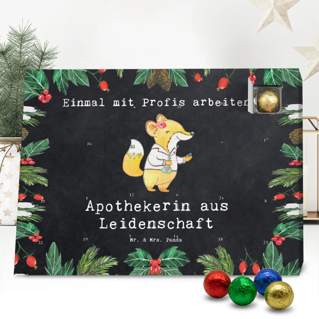 Chocolate advent calendar female pharmacist Passion gift, sayings, gift idea, best, farewell gift, passing exam, anniversary, retirement, promotion, job start, profession