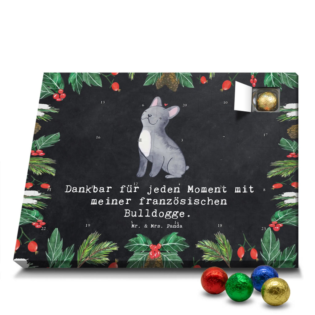 Chocolate advent calendar French Bulldog Moment puppy, dog owner, purebred dog, dog breed, giving, animal lover, gift