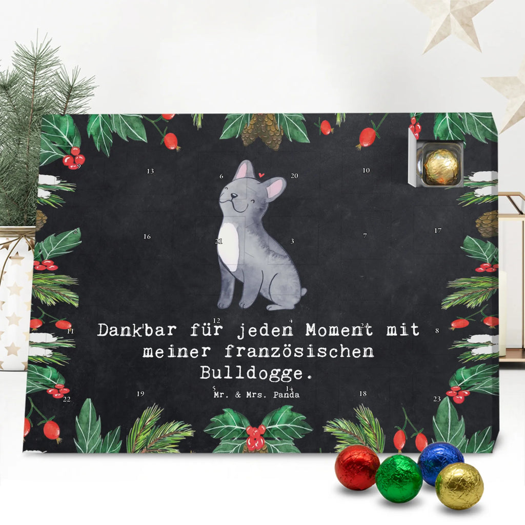 Chocolate advent calendar French Bulldog Moment puppy, dog owner, purebred dog, dog breed, giving, animal lover, gift