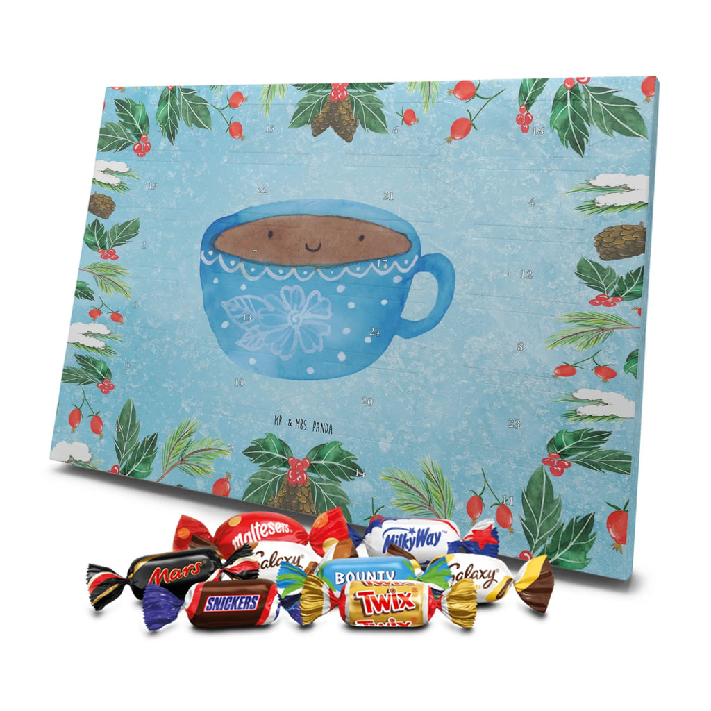 Chocolate advent calendar Coffee Cup gift ideas, gifts, small animals, good mood, cute, funny sayings, cute animal motives, hand drawn, special gifts, card, animal lover, pleasure, taste, cup