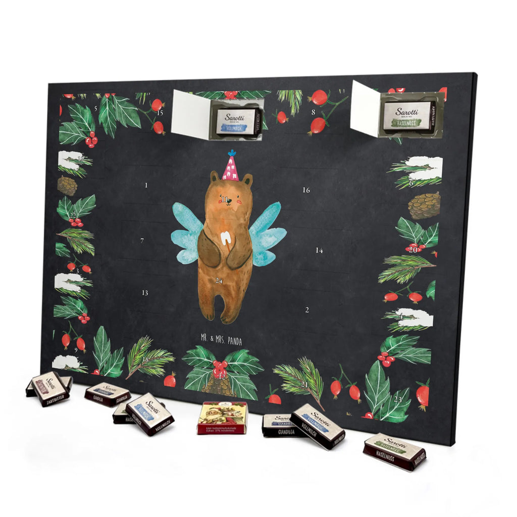 Chocolate advent calendar bear tooth fairy cuddly toy, teddy bear, Tooth fairy, milk tooth, first tooth, fairy