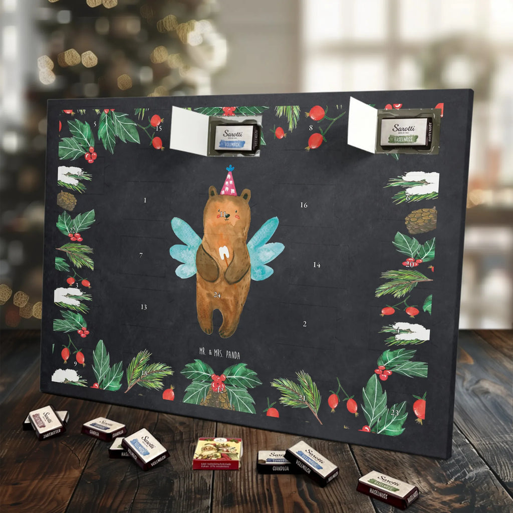 Chocolate advent calendar bear tooth fairy cuddly toy, teddy bear, Tooth fairy, milk tooth, first tooth, fairy