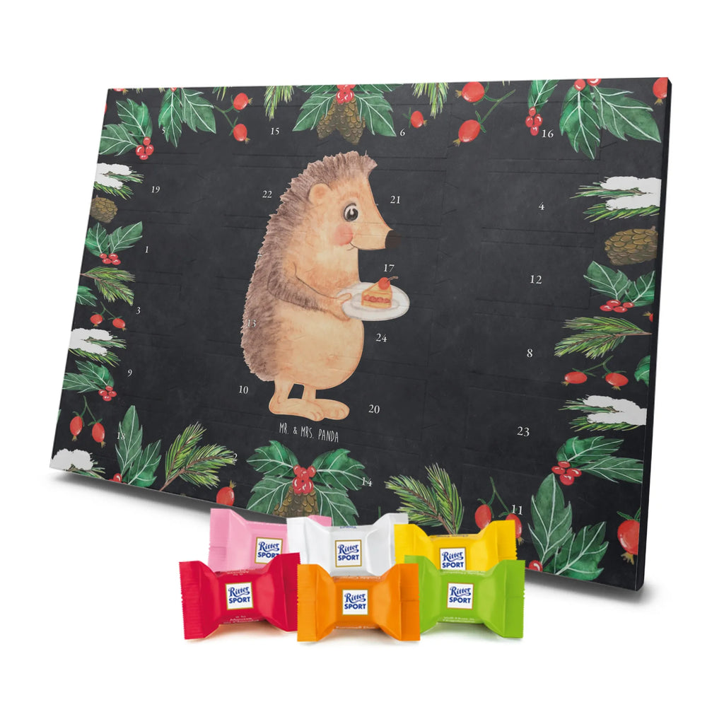 Chocolate advent calendar Hedgehog piece of cake gift ideas, gifts, small animals, good mood, cute, funny sayings, cute animal motives, hand drawn, special gifts, card, animal lover, birthday cake, invitation party, bake cake, food saying, baking gift, cake