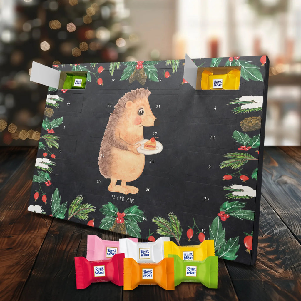 Chocolate advent calendar Hedgehog piece of cake gift ideas, gifts, small animals, good mood, cute, funny sayings, cute animal motives, hand drawn, special gifts, card, animal lover, birthday cake, invitation party, bake cake, food saying, baking gift, cake