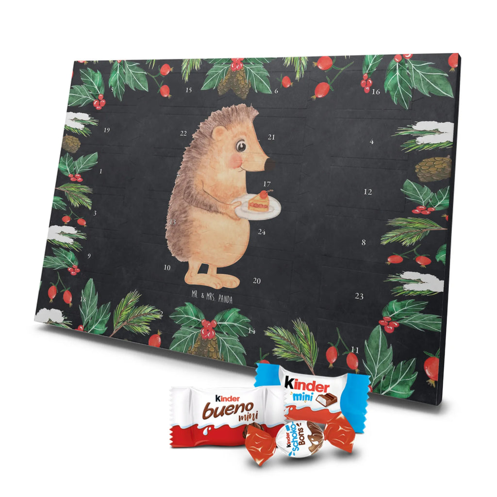 Chocolate advent calendar Hedgehog piece of cake gift ideas, gifts, small animals, good mood, cute, funny sayings, cute animal motives, hand drawn, special gifts, card, animal lover, birthday cake, invitation party, bake cake, food saying, baking gift, cake