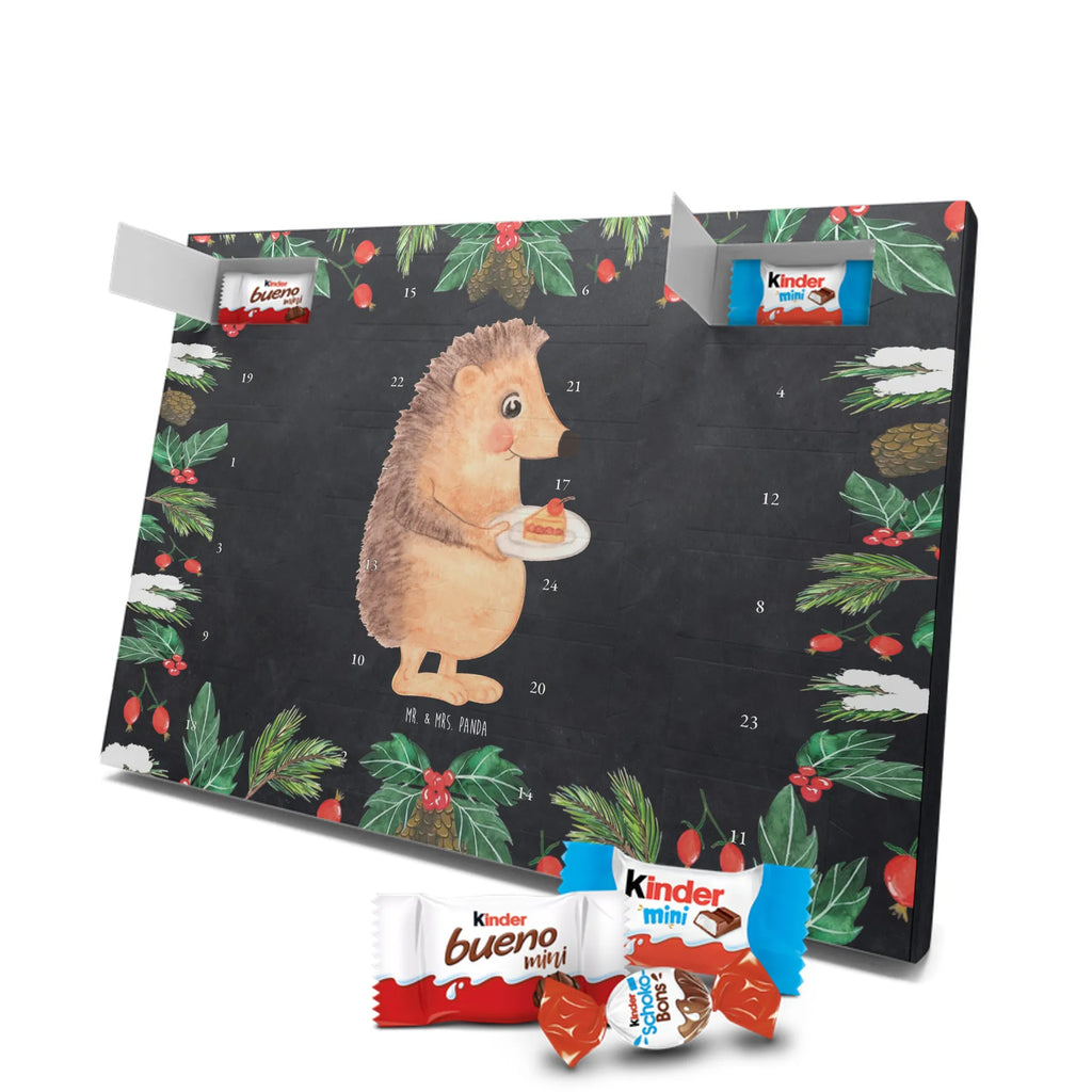 Chocolate advent calendar Hedgehog piece of cake gift ideas, gifts, small animals, good mood, cute, funny sayings, cute animal motives, hand drawn, special gifts, card, animal lover, birthday cake, invitation party, bake cake, food saying, baking gift, cake