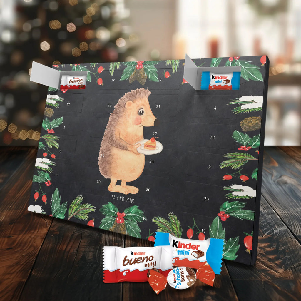Chocolate advent calendar Hedgehog piece of cake gift ideas, gifts, small animals, good mood, cute, funny sayings, cute animal motives, hand drawn, special gifts, card, animal lover, birthday cake, invitation party, bake cake, food saying, baking gift, cake