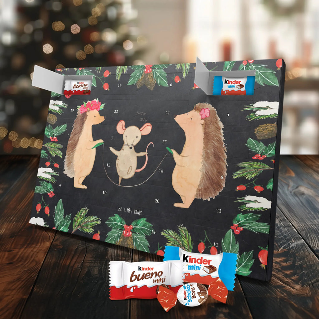 Chocolate advent calendar Hedgehog skipping gift ideas, gifts, small animals, good mood, cute, funny sayings, cute animal motives, hand drawn, special gifts, card, animal lover, children, rope skipping, mouse