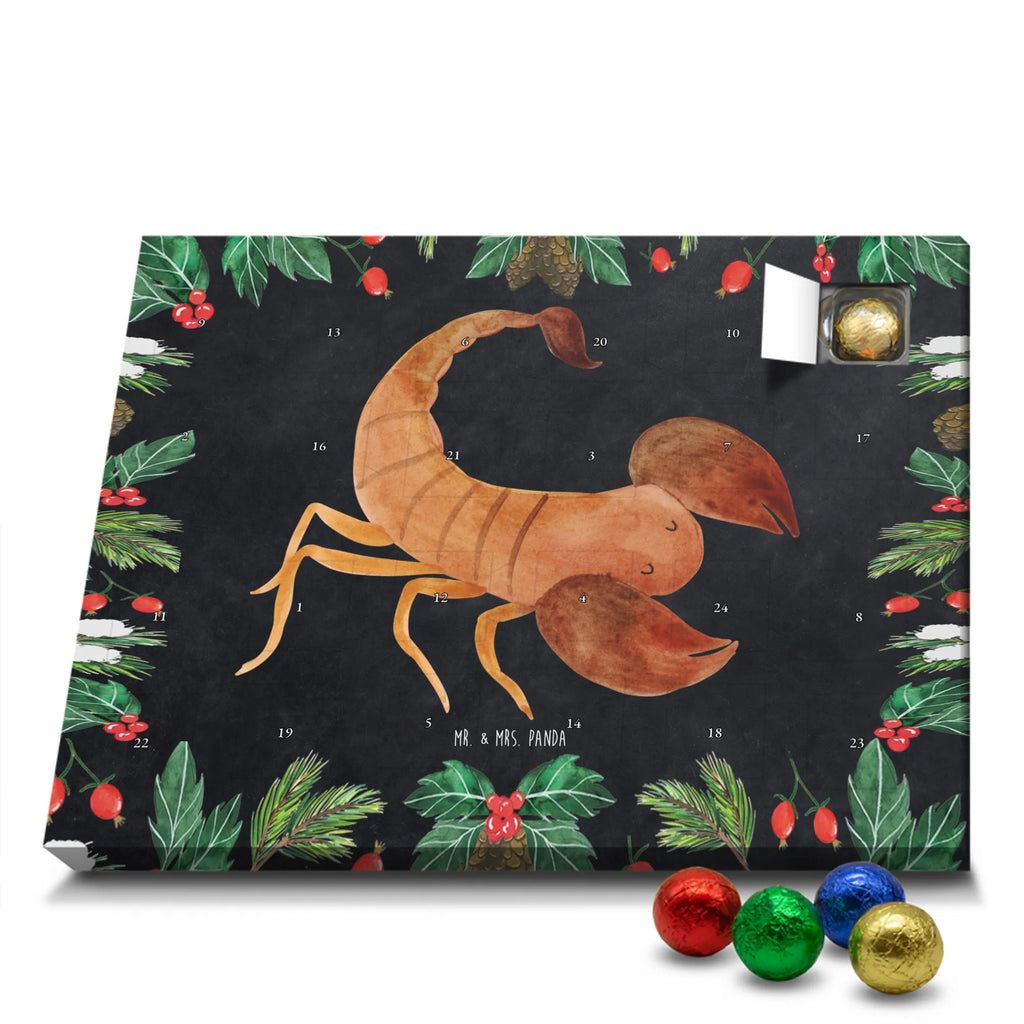 Chocolate advent calendar Star sign Scorpio date of birth, month of birth, constellations, birthdays, astrology, birthday october, scorpion gift, scorpion star sign, scorpions, gift october, birthday november, gift november