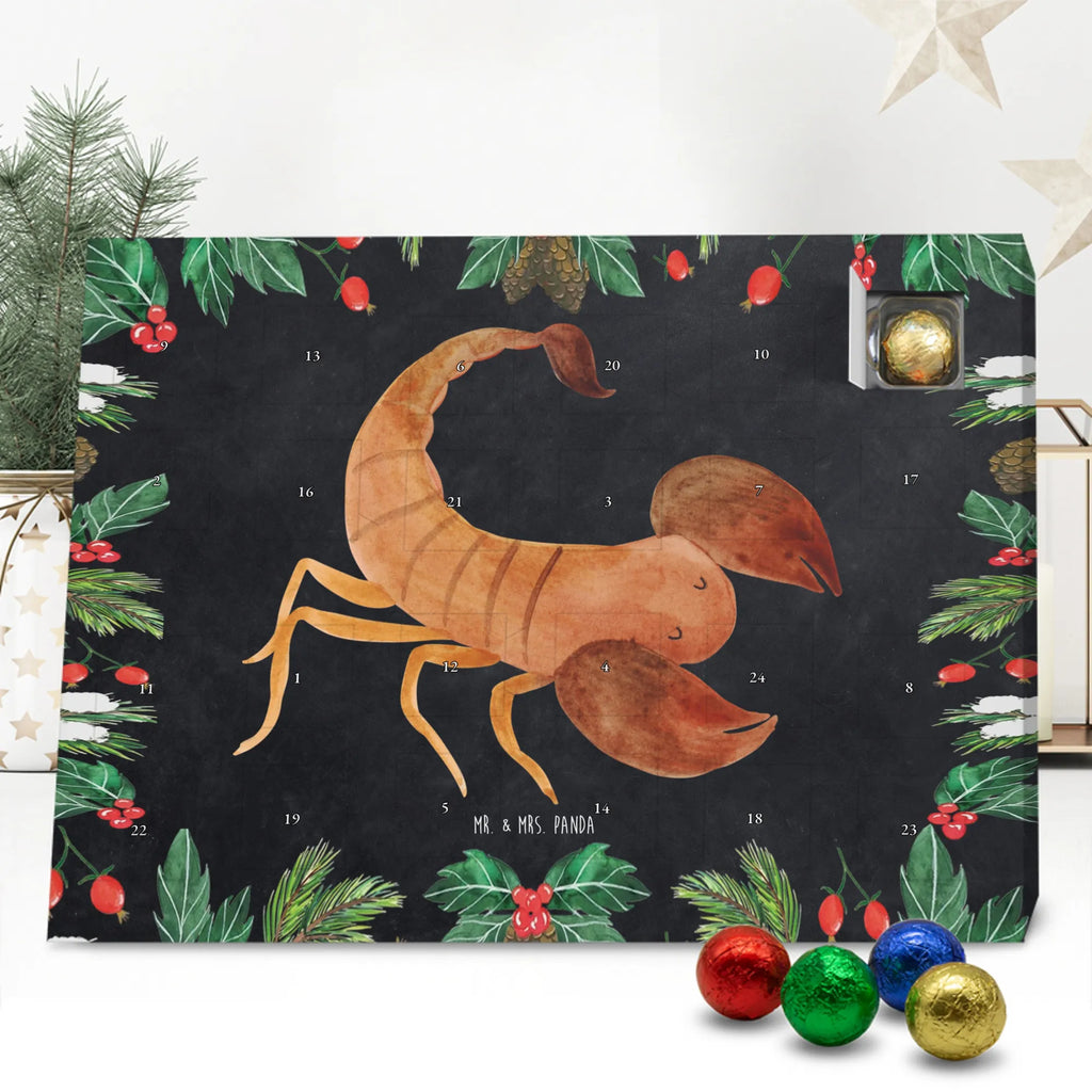 Chocolate advent calendar Star sign Scorpio date of birth, month of birth, constellations, birthdays, astrology, birthday october, scorpion gift, scorpion star sign, scorpions, gift october, birthday november, gift november