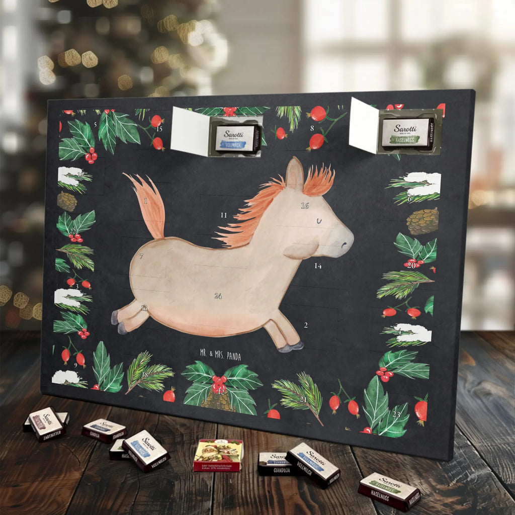 Chocolate advent calendar Horse Jump farm animals, animals, farm, riding, horse stable, horse owner, stable, horses, riding out, horse