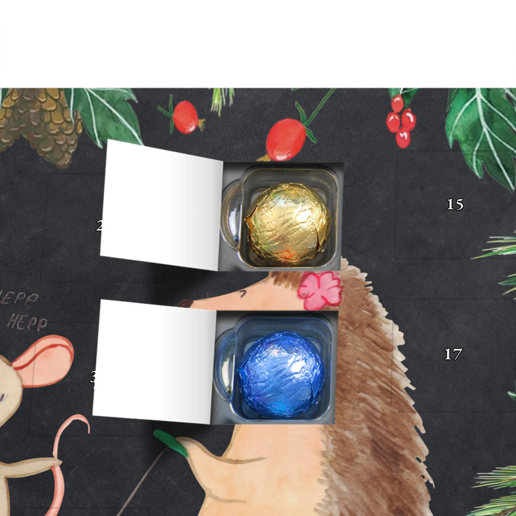 Chocolate advent calendar Hedgehog skipping gift ideas, gifts, small animals, good mood, cute, funny sayings, cute animal motives, hand drawn, special gifts, card, animal lover, children, rope skipping, mouse