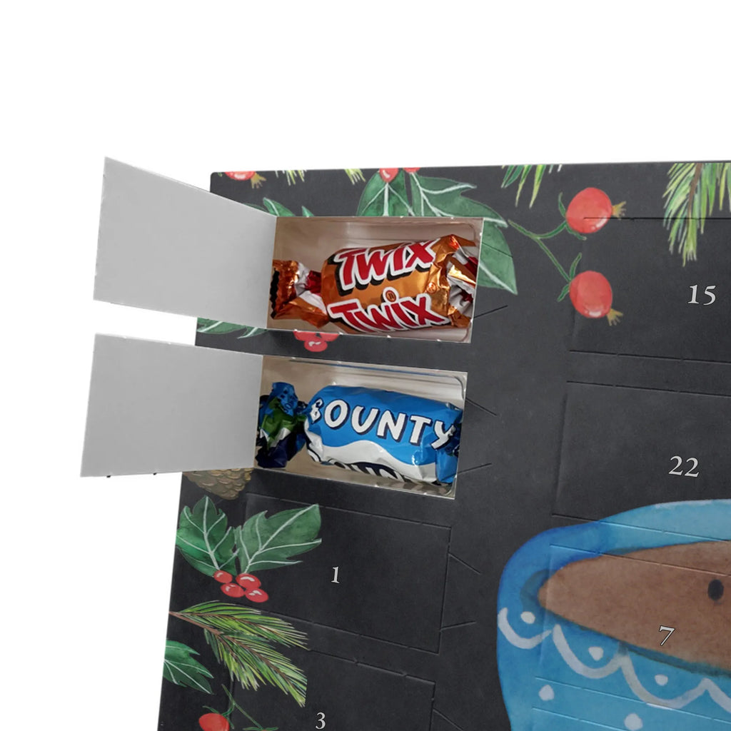 Chocolate advent calendar Coffee Cup gift ideas, gifts, small animals, good mood, cute, funny sayings, cute animal motives, hand drawn, special gifts, card, animal lover, pleasure, taste, cup