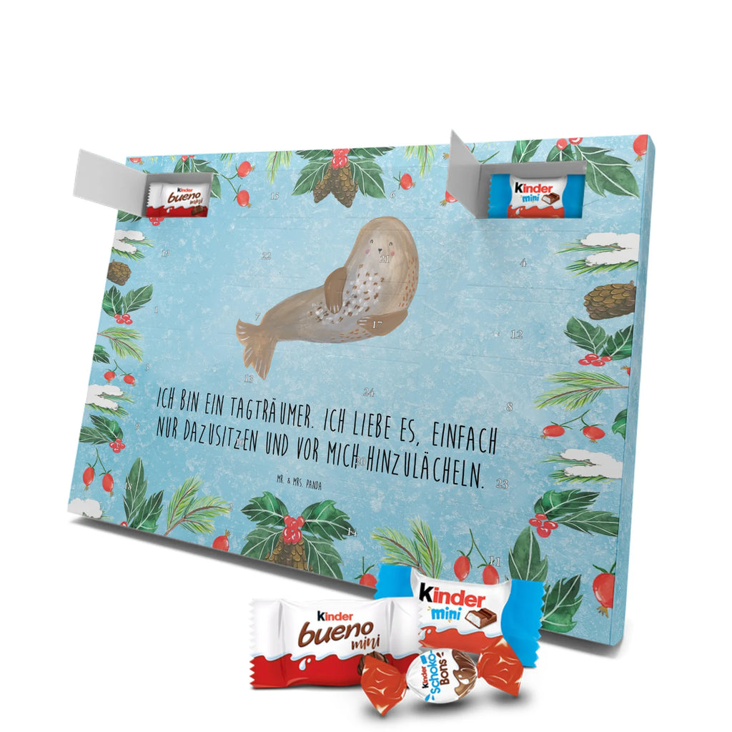 Chocolate advent calendar seal Laugh gift ideas, gifts, small animals, good mood, cute, funny sayings, cute animal motives, hand drawn, special gifts, card, animal lover, Seal, North Sea, Sea animal, Seals, Baltic Sea