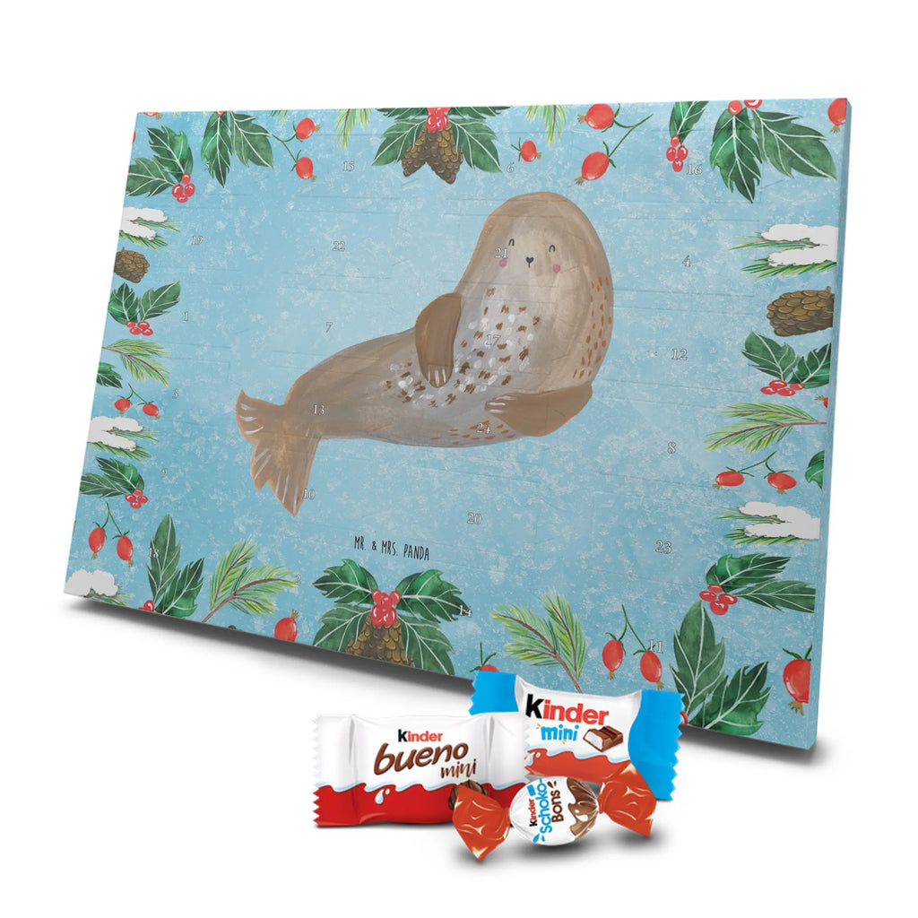 Chocolate advent calendar seal Laugh gift ideas, gifts, small animals, good mood, cute, funny sayings, cute animal motives, hand drawn, special gifts, card, animal lover, Seal, North Sea, Sea animal, Seals, Baltic Sea