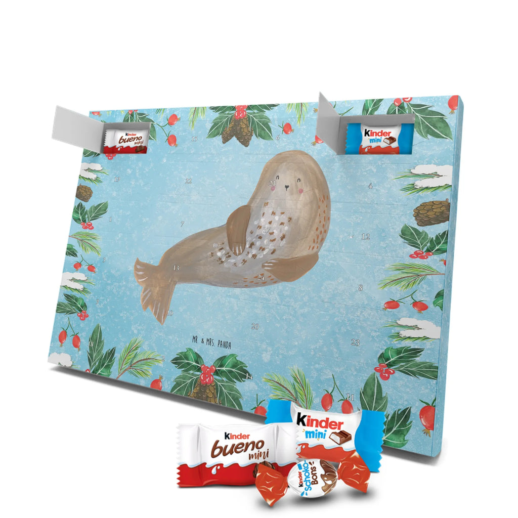 Chocolate advent calendar seal Laugh gift ideas, gifts, small animals, good mood, cute, funny sayings, cute animal motives, hand drawn, special gifts, card, animal lover, Seal, North Sea, Sea animal, Seals, Baltic Sea