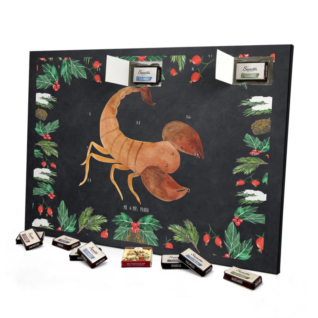 Chocolate advent calendar Star sign Scorpio date of birth, month of birth, constellations, birthdays, astrology, birthday october, scorpion gift, scorpion star sign, scorpions, gift october, birthday november, gift november