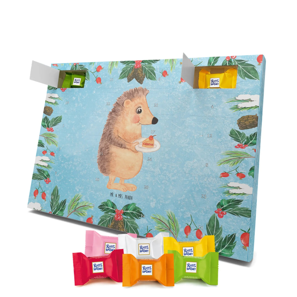 Chocolate advent calendar Hedgehog piece of cake gift ideas, gifts, small animals, good mood, cute, funny sayings, cute animal motives, hand drawn, special gifts, card, animal lover, birthday cake, invitation party, bake cake, food saying, baking gift, cake