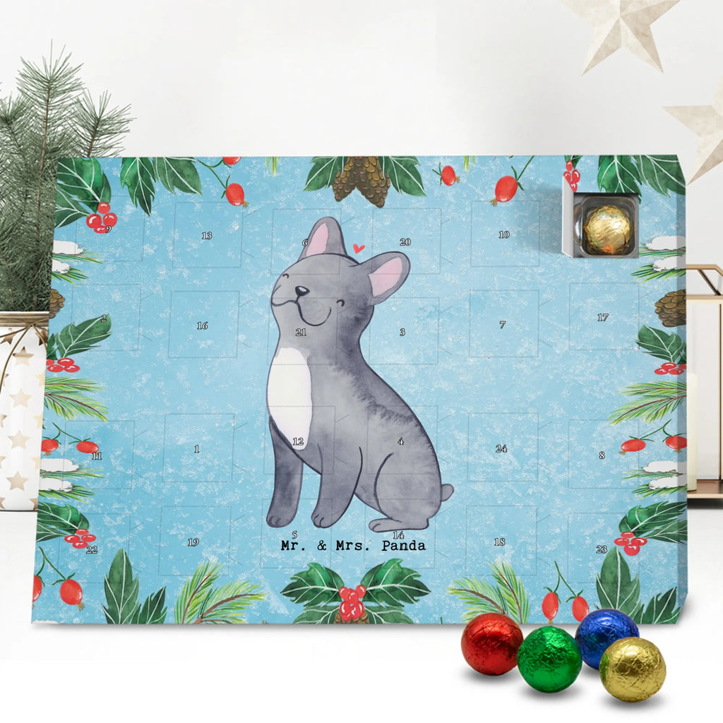 Chocolate advent calendar French Bulldog Moment puppy, dog owner, purebred dog, dog breed, giving, animal lover, gift