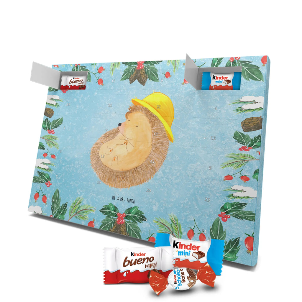 Chocolate advent calendar Hedgehog Pray gift ideas, gifts, small animals, good mood, cute, funny sayings, cute animal motives, hand drawn, special gifts, card, animal lover, pray, God, sun hat, enjoy, hedgehog with hat, gratitude, be grateful