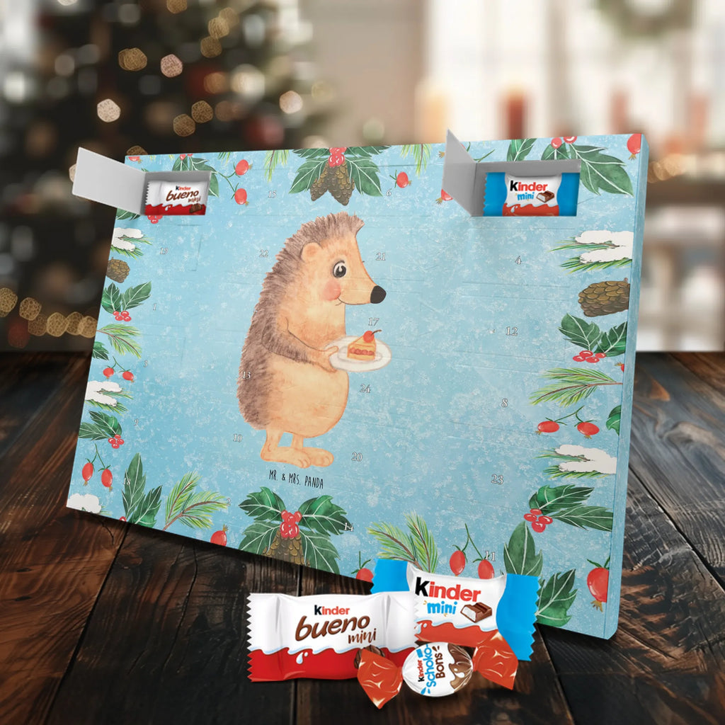 Chocolate advent calendar Hedgehog piece of cake gift ideas, gifts, small animals, good mood, cute, funny sayings, cute animal motives, hand drawn, special gifts, card, animal lover, birthday cake, invitation party, bake cake, food saying, baking gift, cake