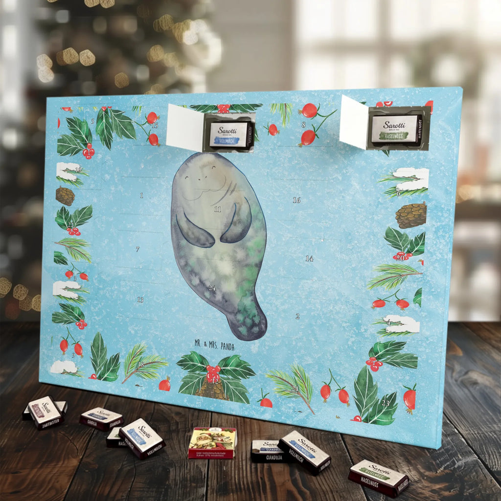 Chocolate advent calendar manatee happy manatee, vacation, aquatic animals, deep sea, underwater animals, seafood fans, underwater world, seafood posters, seafood decoration, whale, reef, water world, lobster, sea urchin, gift ideas, shrimp, narwhal, corals, gifts for seafood lovers, platypus, crocodile, shells, Seafood, ocean, New beginning, New start, Satisfaction, Respect, Girlfriend, Manatee, Self-love, Manatees, Lovesickness, Carefulness