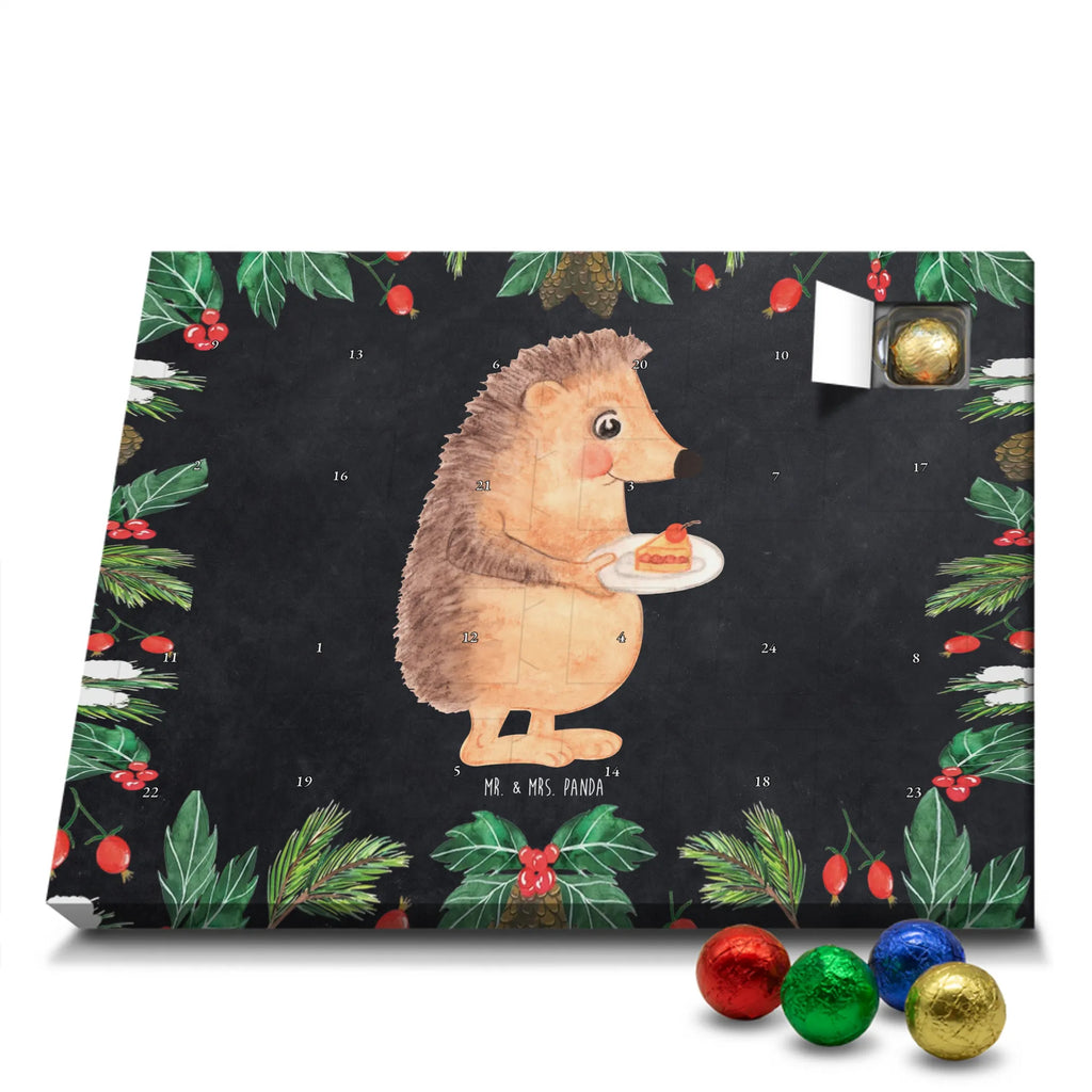 Chocolate advent calendar Hedgehog piece of cake gift ideas, gifts, small animals, good mood, cute, funny sayings, cute animal motives, hand drawn, special gifts, card, animal lover, birthday cake, invitation party, bake cake, food saying, baking gift, cake