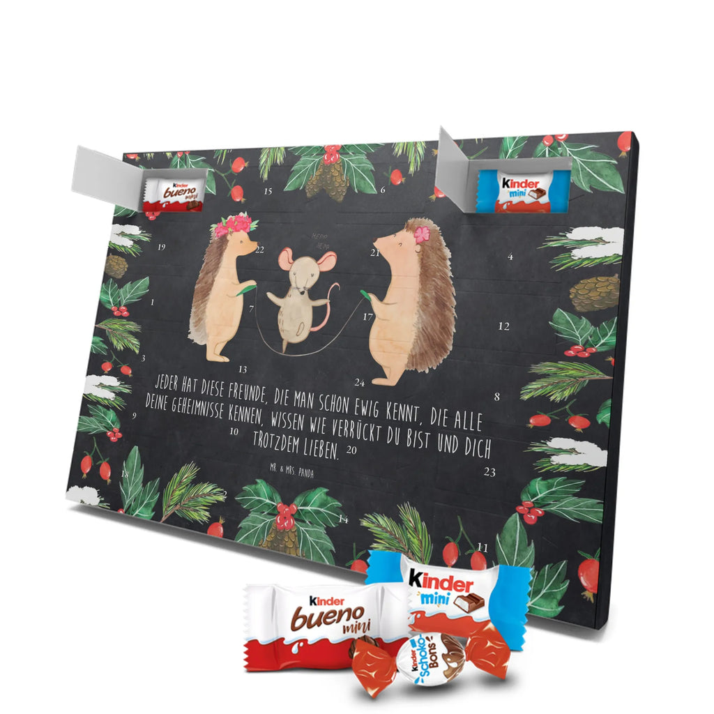Chocolate advent calendar Hedgehog skipping gift ideas, gifts, small animals, good mood, cute, funny sayings, cute animal motives, hand drawn, special gifts, card, animal lover, children, rope skipping, mouse
